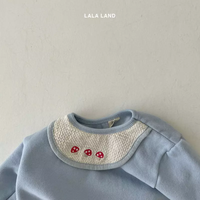 Lalaland - Korean Baby Fashion - #babywear - Beeb Mushroom Bib Bodysuit - 2
