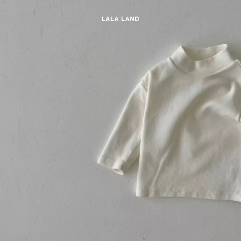 Lalaland - Korean Baby Fashion - #babywear - Bebe Half Neck Tee - 12