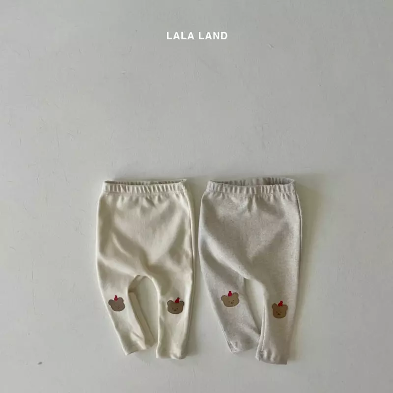 Lalaland - Korean Baby Fashion - #babywear - Bebe Hat Bear Leggings - 2