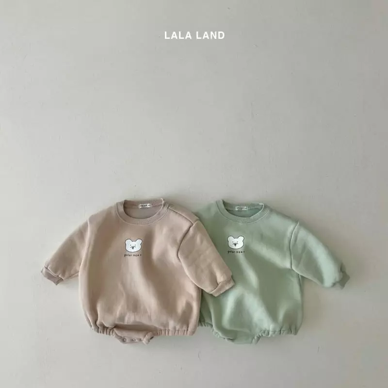 Lalaland - Korean Baby Fashion - #babywear - Bebe Turtleneck Bear Bodysuit