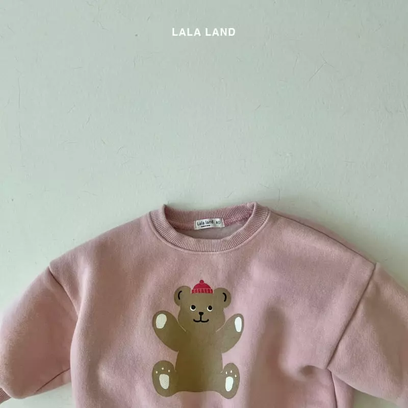 Lalaland - Korean Baby Fashion - #onlinebabyboutique - Bebe Beanie Bear Sweatshirt - 2