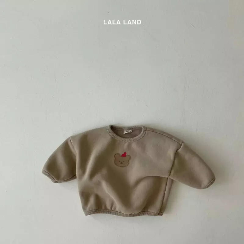 Lalaland - Korean Baby Fashion - #babywear - Bebe Hat Piping Bear Sweatshirt - 4