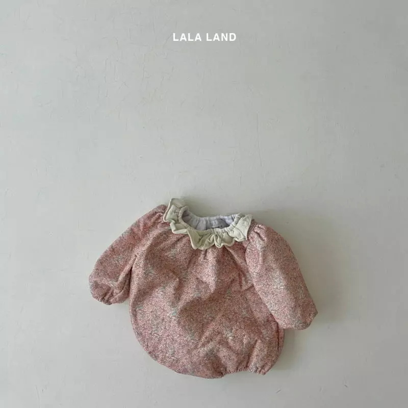 Lalaland - Korean Baby Fashion - #onlinebabyshop - Bebe Frill Eri Bodysuit Set - 12