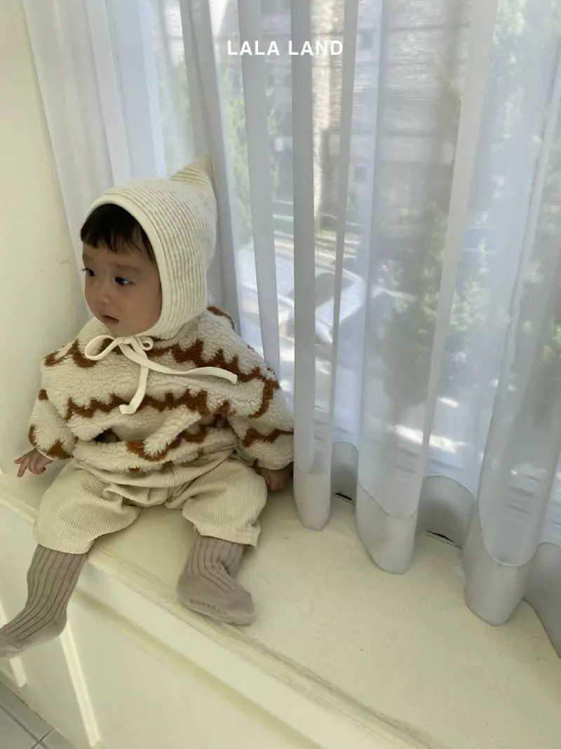 Lalaland - Korean Baby Fashion - #onlinebabyshop - Bebe Rib Knit Bonnet - 10