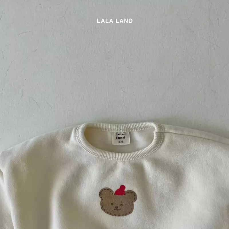 Lalaland - Korean Baby Fashion - #onlinebabyshop - Bebe Hat Piping Bear Sweatshirt - 5