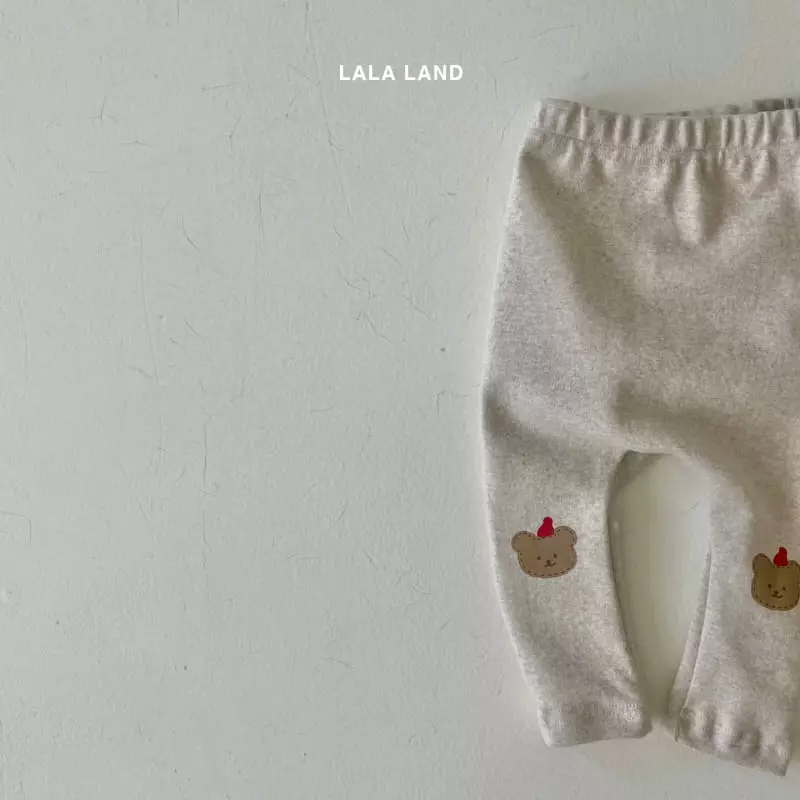 Lalaland - Korean Baby Fashion - #onlinebabyboutique - Bebe Hat Bear Leggings - 4