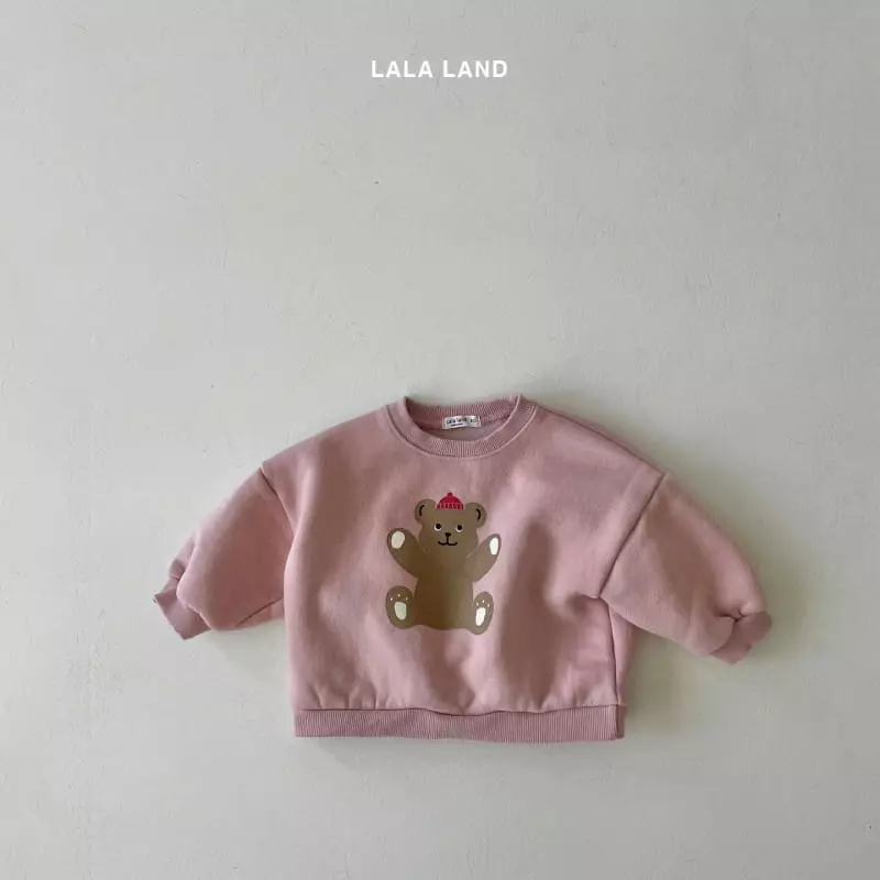 Lalaland - Korean Baby Fashion - #onlinebabyshop - Bebe Beanie Bear Sweatshirt - 4