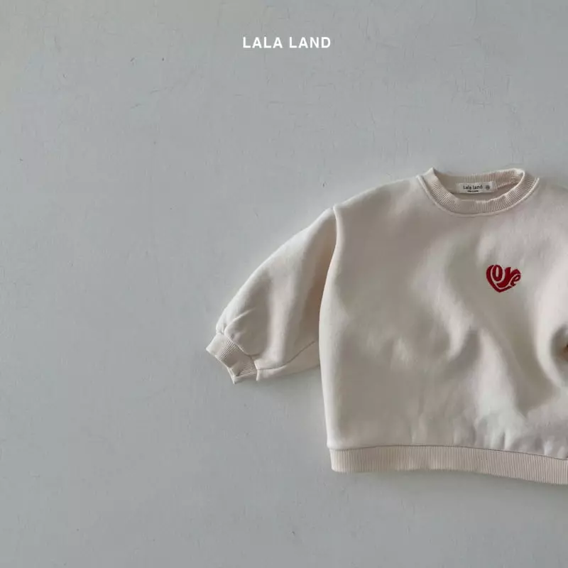 Lalaland - Korean Children Fashion - #Kfashion4kids - Heart Embrodiery Sweatshirt - 9