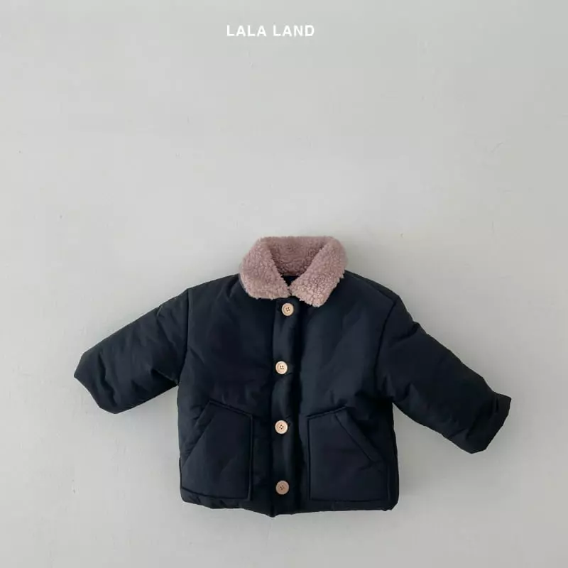 Lalaland - Korean Children Fashion - #kidzfashiontrend - Pocket Padding Jacket - 4