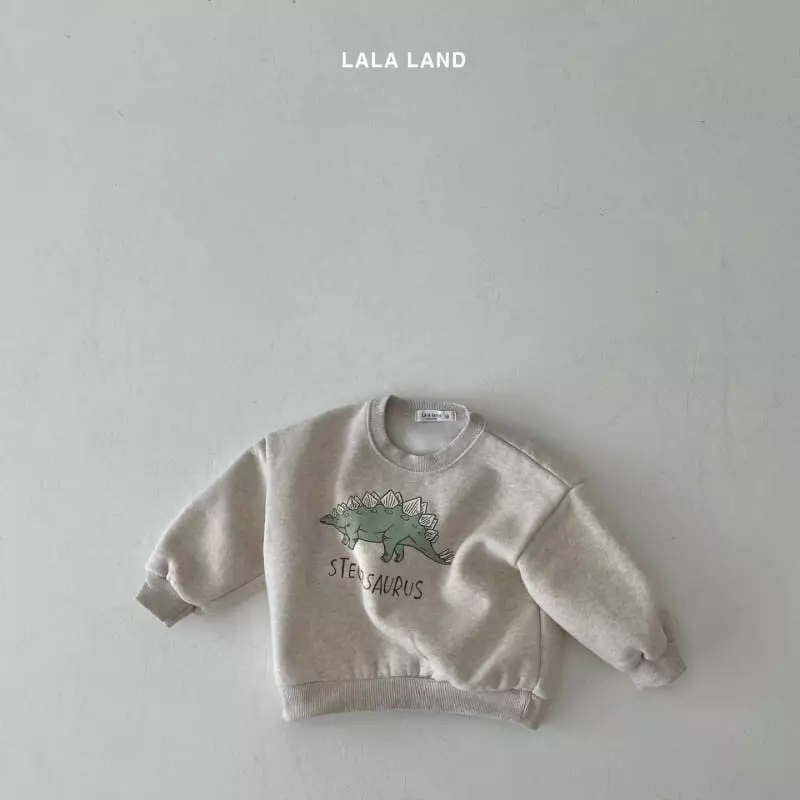 Lalaland - Korean Children Fashion - #prettylittlegirls - Dino Sweatshirt - 4