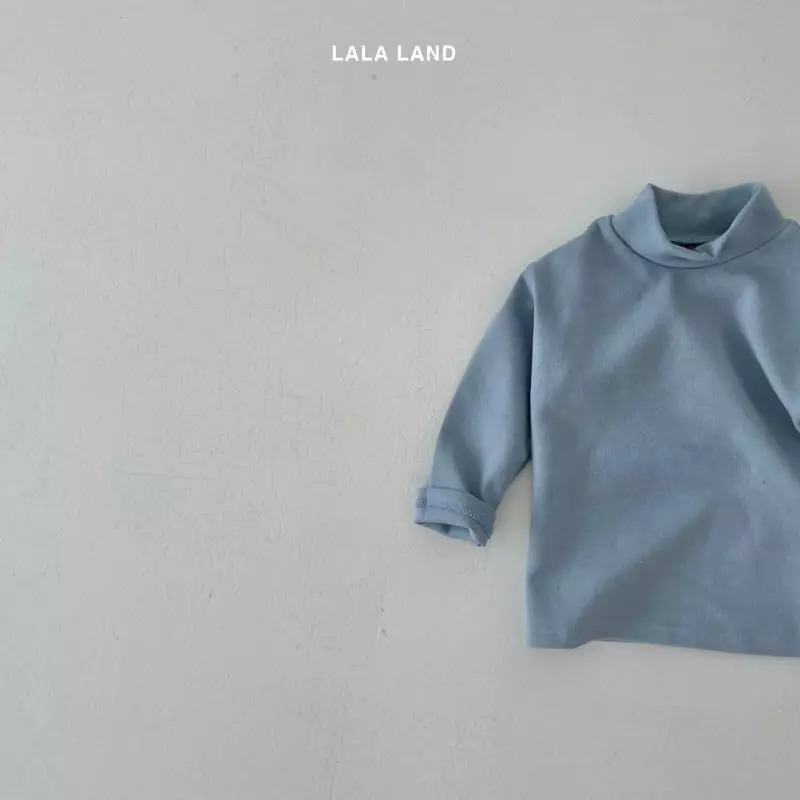 Lalaland - Korean Children Fashion - #childofig - Half Turtleneck Tee - 3