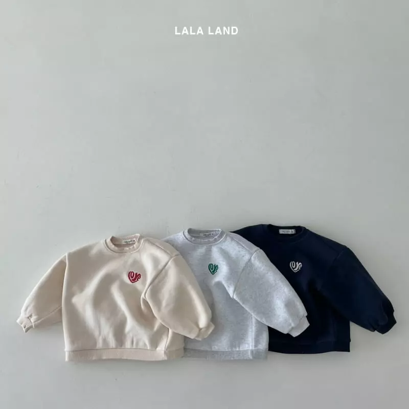 Lalaland - Korean Children Fashion - #childofig - Heart Embrodiery Sweatshirt