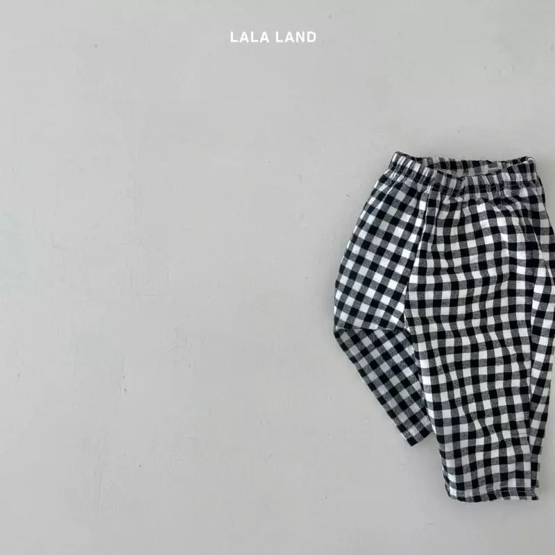 Lalaland - Korean Children Fashion - #childofig - Jue Jue Check Pants - 3