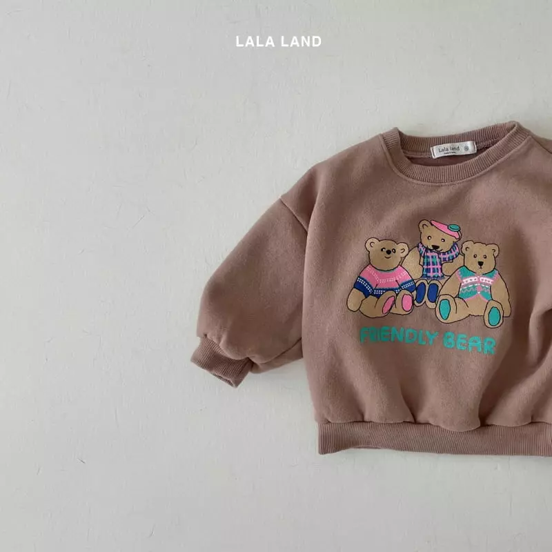 Lalaland - Korean Children Fashion - #childrensboutique - Sweater Bear Sweatshirt - 3