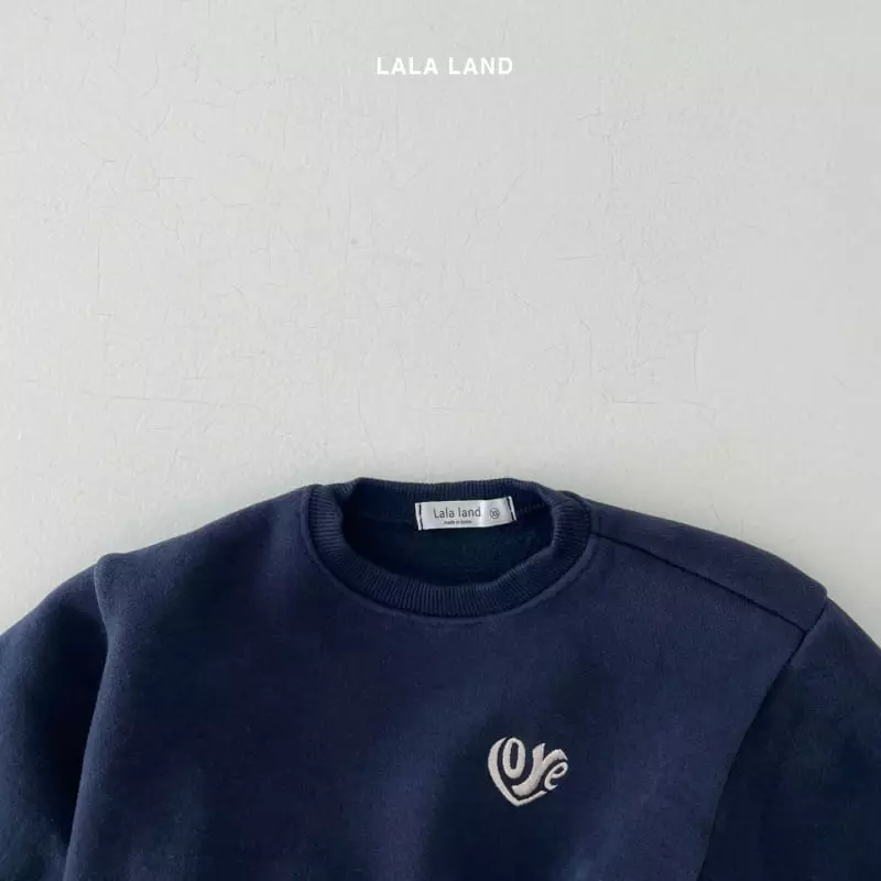 Lalaland - Korean Children Fashion - #childrensboutique - Heart Embrodiery Sweatshirt - 2