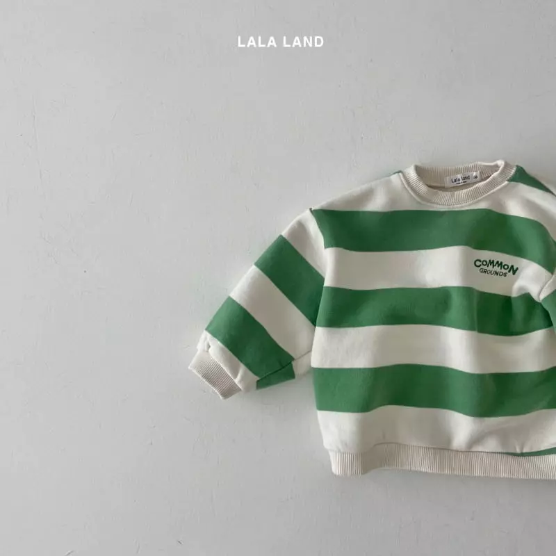 Lalaland - Korean Children Fashion - #childrensboutique - Big Stripes Sweatshirt - 9