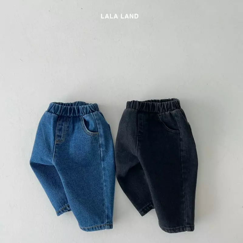 Lalaland - Korean Children Fashion - #childrensboutique - Fleece Round Jeans