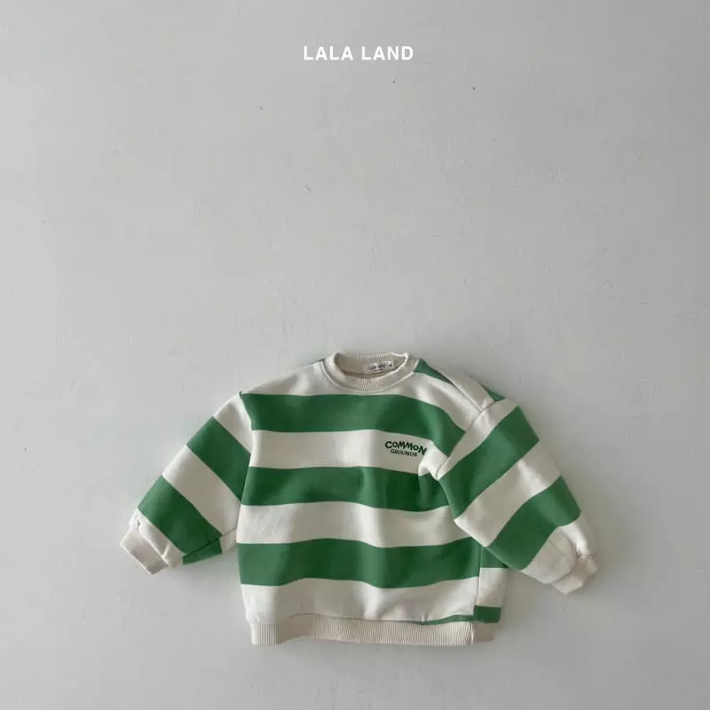Lalaland - Korean Children Fashion - #designkidswear - Big Stripes Sweatshirt - 10