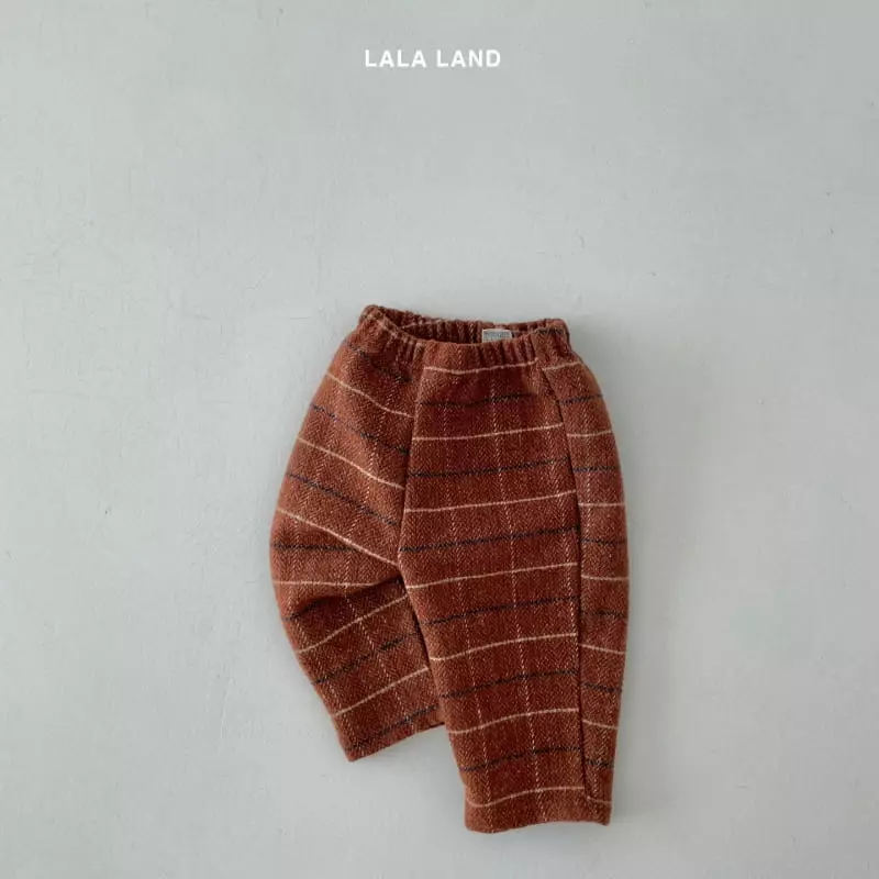 Lalaland - Korean Children Fashion - #designkidswear - Mosic Check Pants - 7