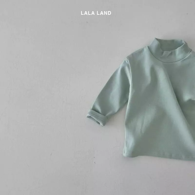 Lalaland - Korean Children Fashion - #discoveringself - Half Turtleneck Tee - 6