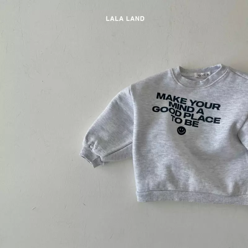 Lalaland - Korean Children Fashion - #discoveringself - Lettering Sweatshirt with Mom - 3