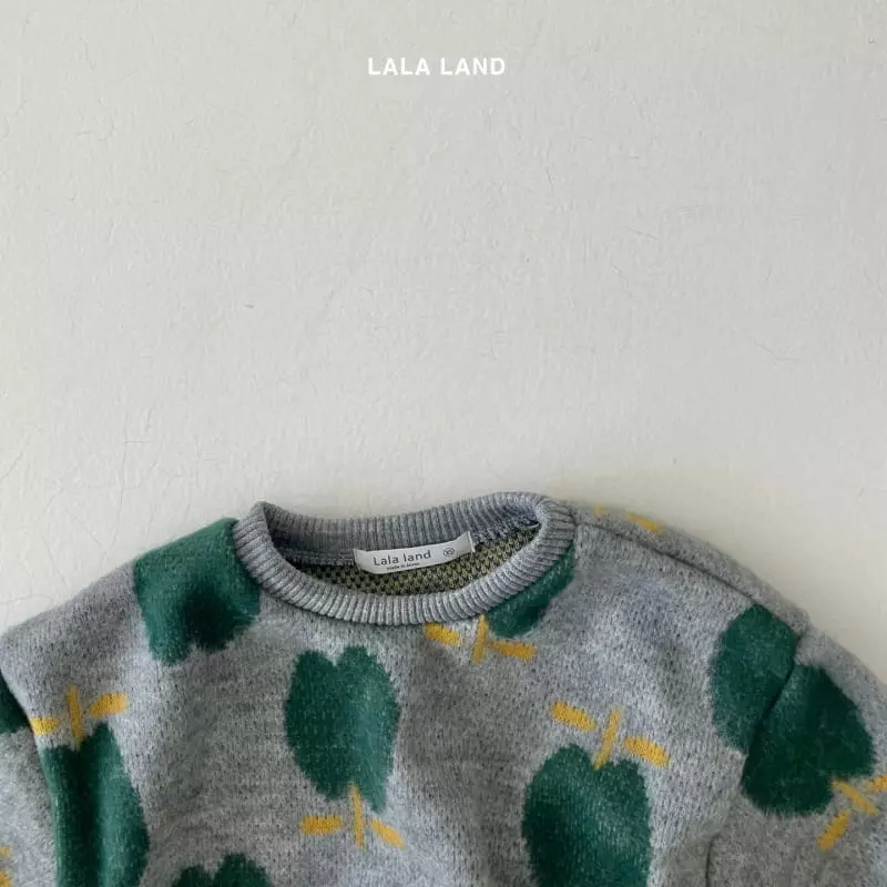 Lalaland - Korean Children Fashion - #discoveringself - Apple Knit Sweatshirt - 2