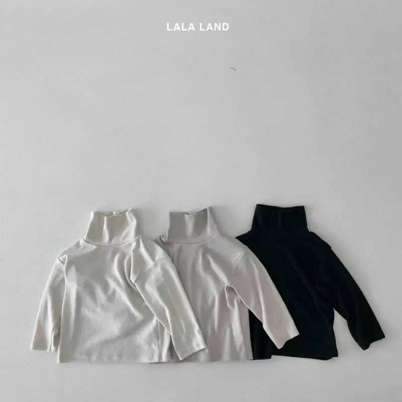 Lalaland - Korean Children Fashion - #discoveringself - Butter Long Turtleneck Tee