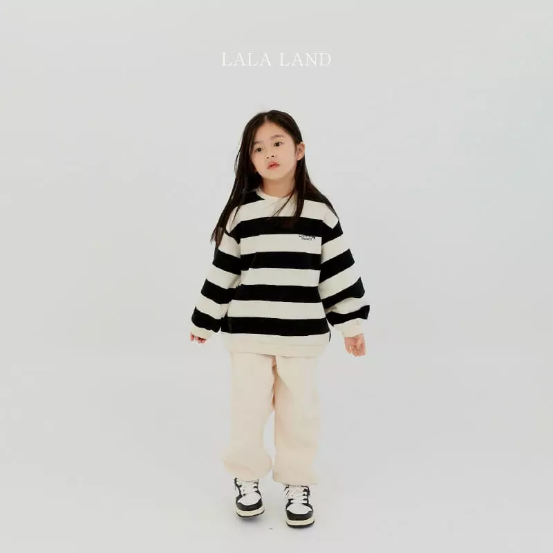 Lalaland - Korean Children Fashion - #discoveringself - Big Stripes Sweatshirt - 11