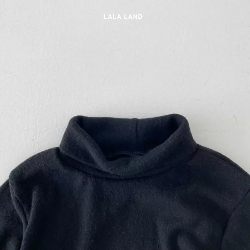 Lalaland - Korean Children Fashion - #fashionkids - Butter Long Turtleneck Tee - 2