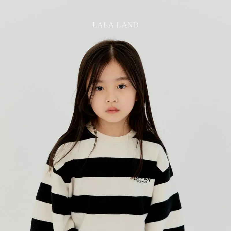 Lalaland - Korean Children Fashion - #fashionkids - Big Stripes Sweatshirt - 12