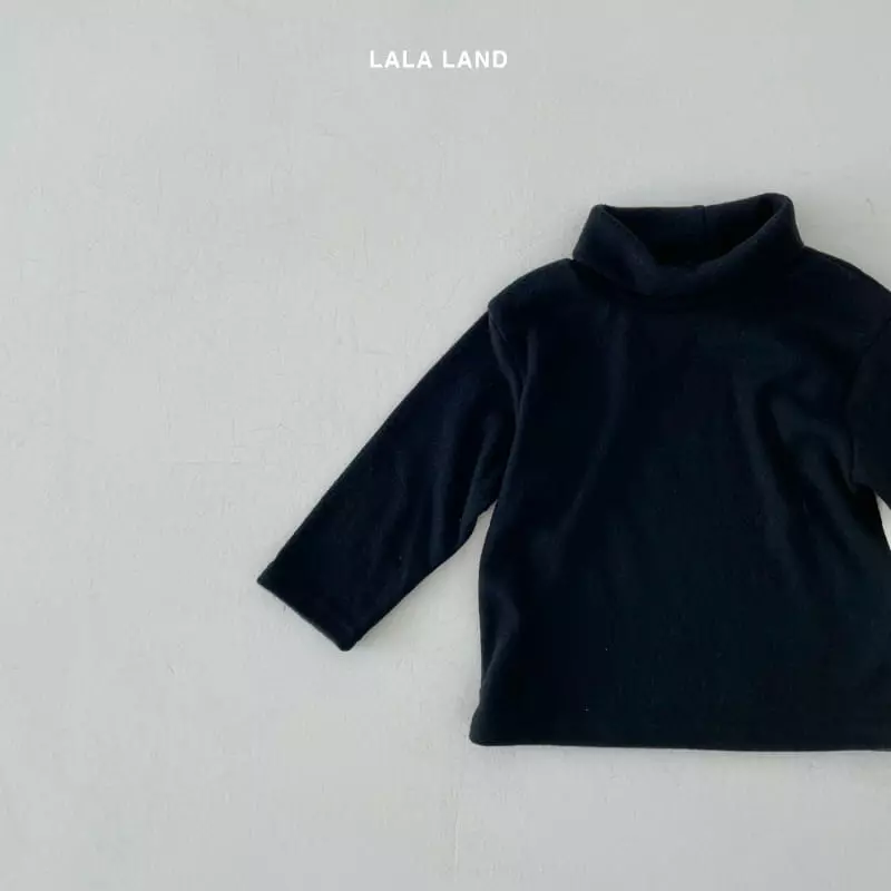 Lalaland - Korean Children Fashion - #kidsshorts - Butter Long Turtleneck Tee - 3