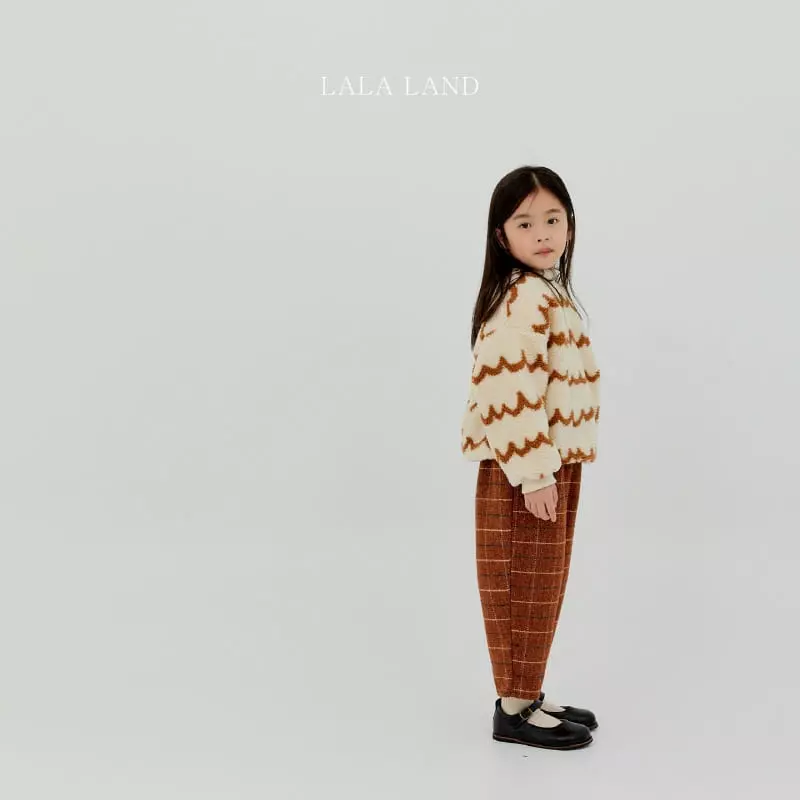 Lalaland - Korean Children Fashion - #kidsshorts - Mosic Check Pants - 10