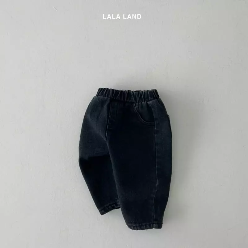 Lalaland - Korean Children Fashion - #kidsshorts - Fleece Round Jeans - 5