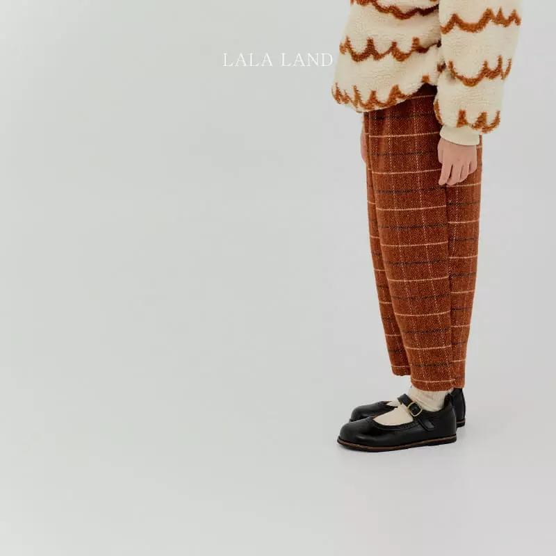Lalaland - Korean Children Fashion - #kidzfashiontrend - Mosic Check Pants - 12