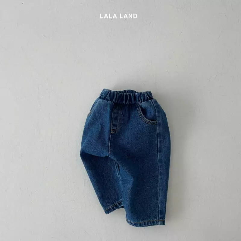 Lalaland - Korean Children Fashion - #littlefashionista - Fleece Round Jeans - 9