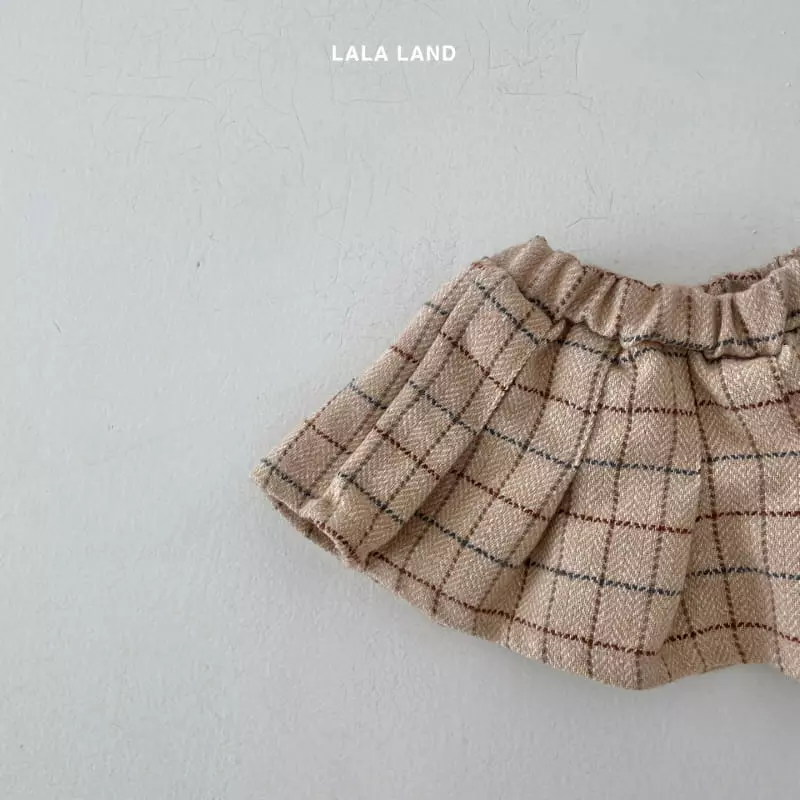 Lalaland - Korean Children Fashion - #littlefashionista - Mosic Wrinkle Skirt - 8