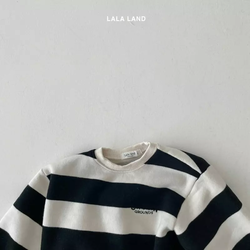 Lalaland - Korean Children Fashion - #magicofchildhood - Big Stripes Sweatshirt - 2