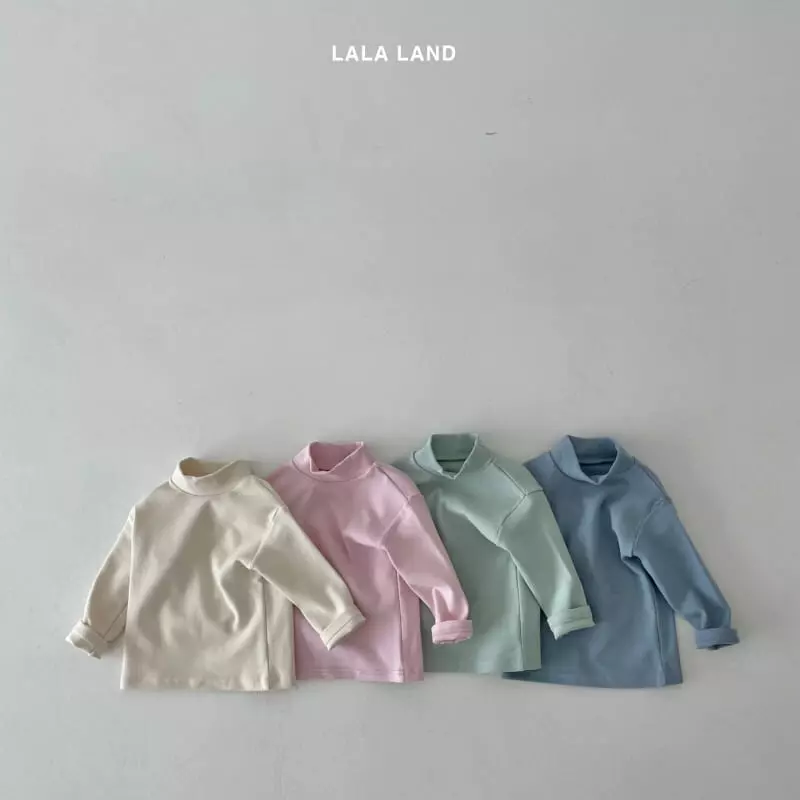 Lalaland - Korean Children Fashion - #prettylittlegirls - Half Turtleneck Tee