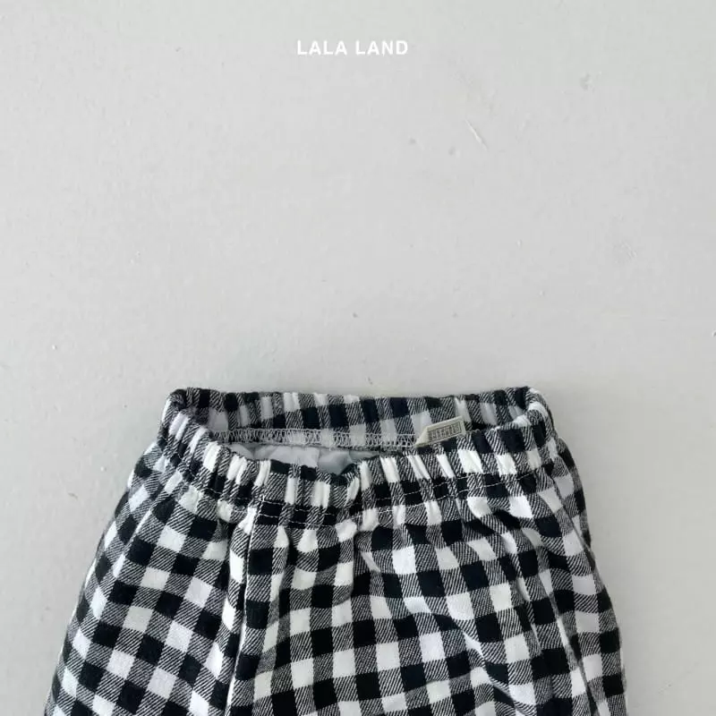 Lalaland - Korean Children Fashion - #stylishchildhood - Jue Jue Check Pants - 2