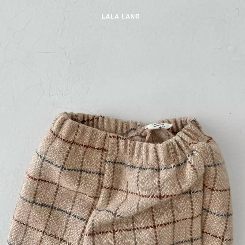 Lalaland - Korean Children Fashion - #todddlerfashion - Mosic Check Pants - 2