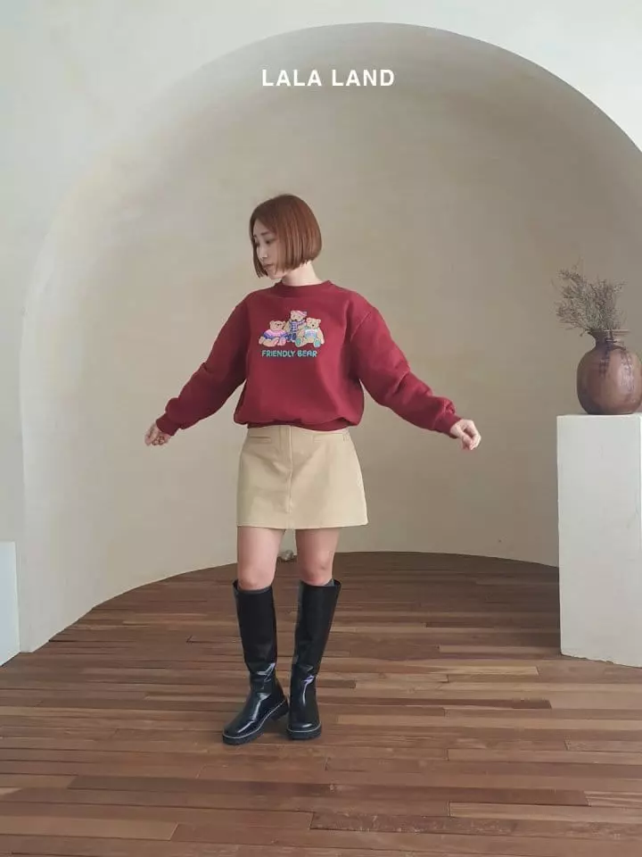 Lalaland - Korean Women Fashion - #thatsdarling - Mom Sweater Sweatshirt - 3