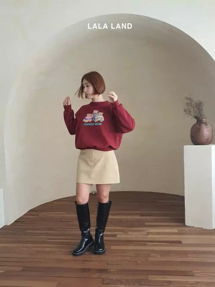 Lalaland - Korean Women Fashion - #thatsdarling - Mom Sweater Sweatshirt - 4
