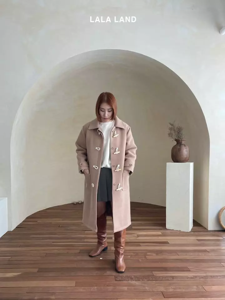 Lalaland - Korean Women Fashion - #momslook - Mom Ddukboki Coat - 4