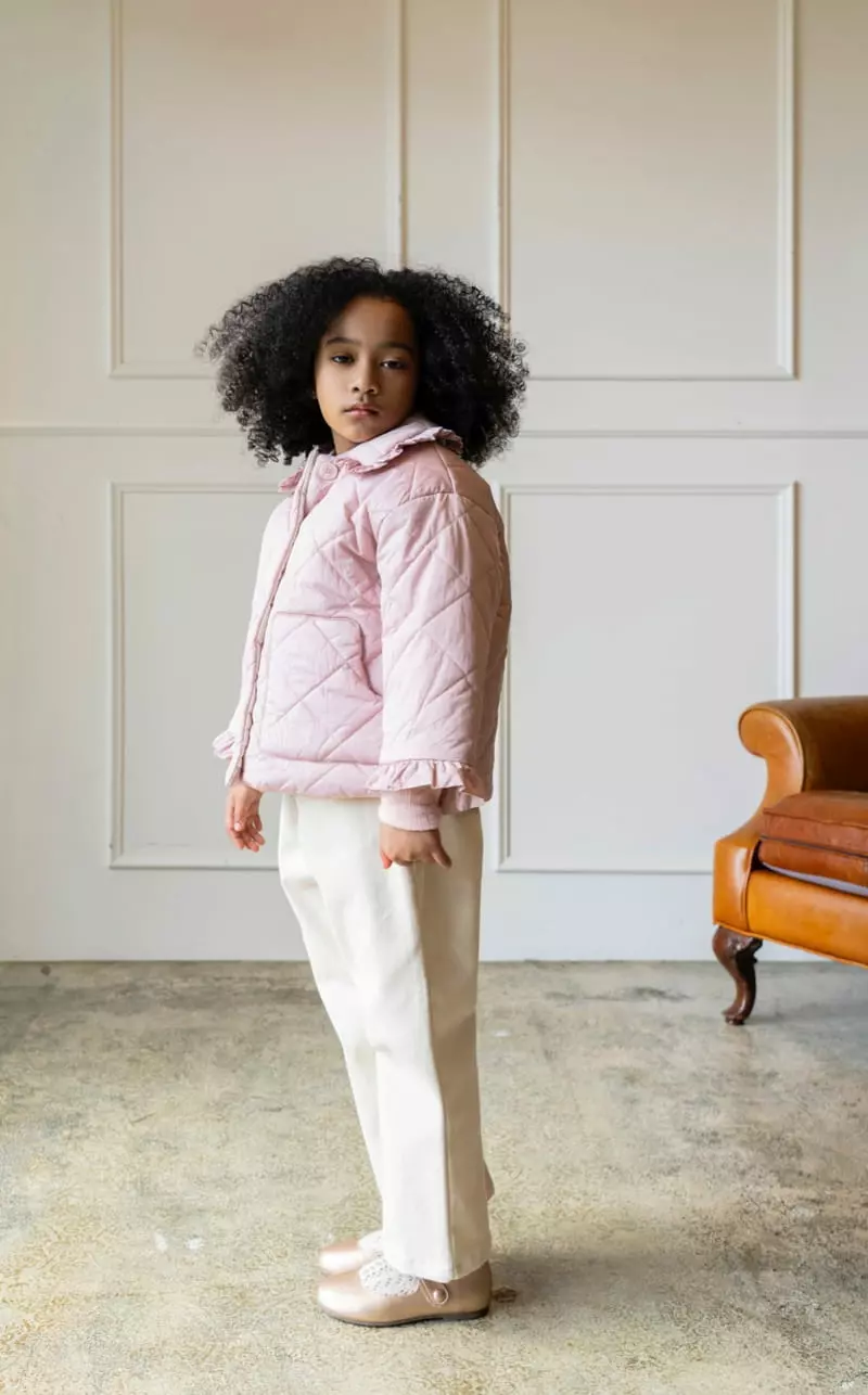 Le Bev - Korean Children Fashion - #childofig - Frill Padding Jacket - 5