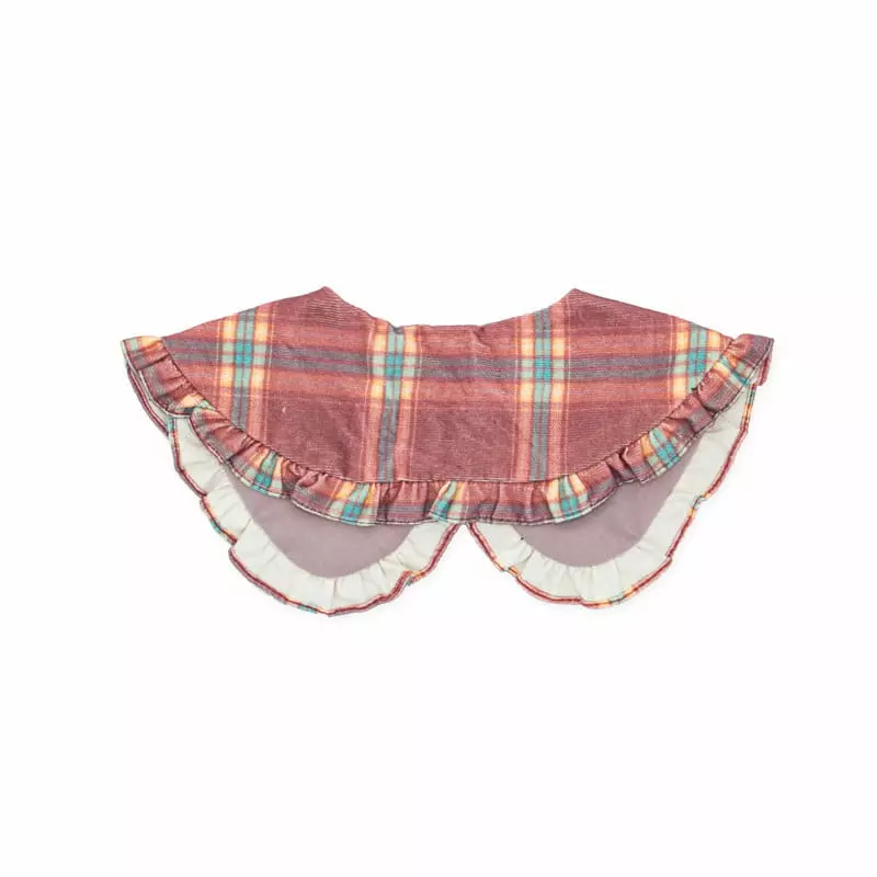 Le Bev - Korean Children Fashion - #prettylittlegirls - Classic Check Collar - 4
