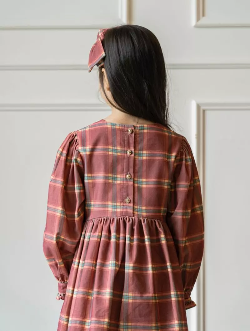 Le Bev - Korean Children Fashion - #childofig - Classic Check Hairband - 3