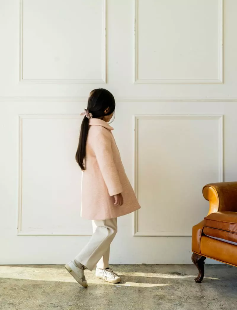 Le Bev - Korean Children Fashion - #childrensboutique - Gold Coat - 9