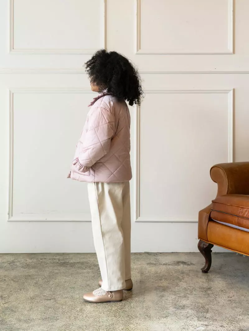Le Bev - Korean Children Fashion - #childrensboutique - Frill Padding Jacket - 6