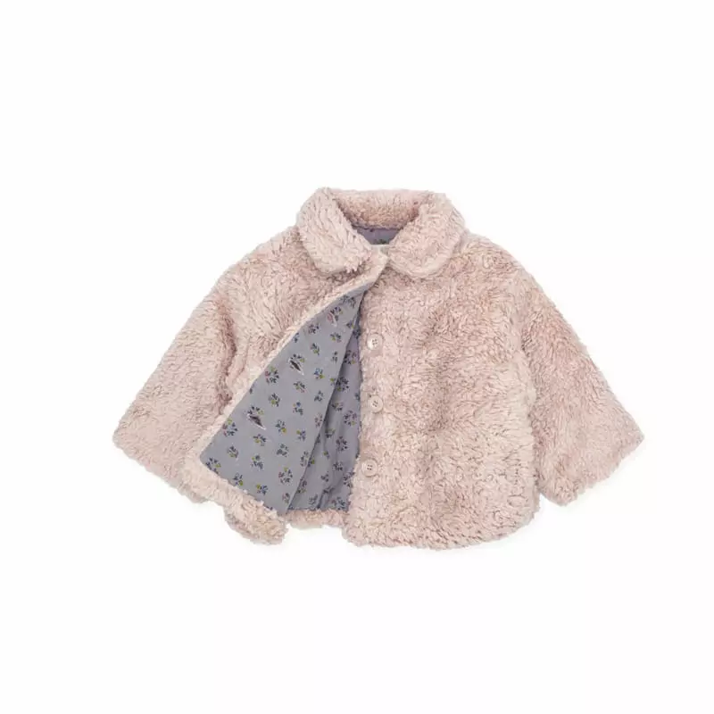 Le Bev - Korean Children Fashion - #designkidswear - Pink Poodle Jacket - 8