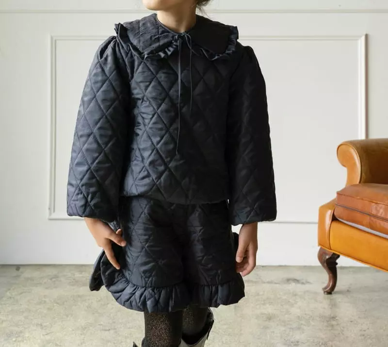 Le Bev - Korean Children Fashion - #designkidswear - Dia Quilting Collar - 9